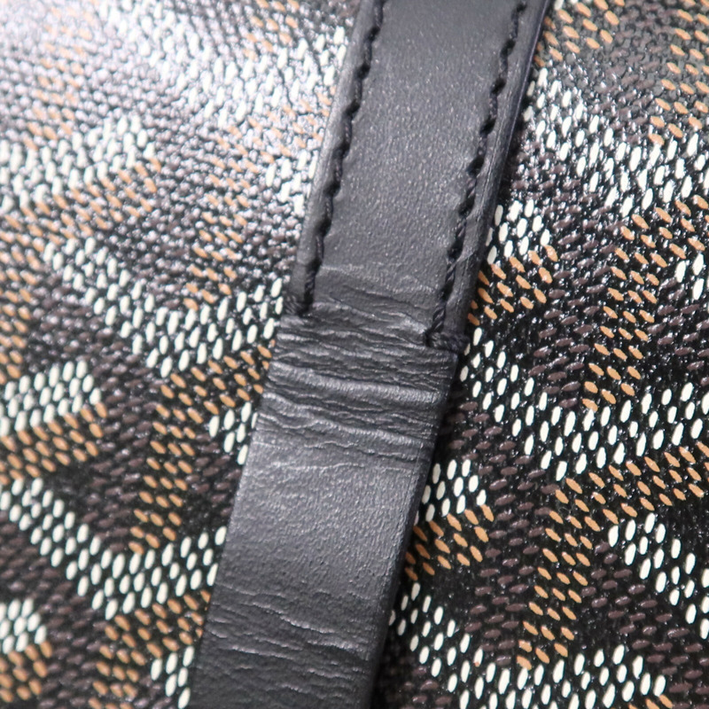 GOYARD 塗層帆布Belvedere PM銀扣肩背袋-14