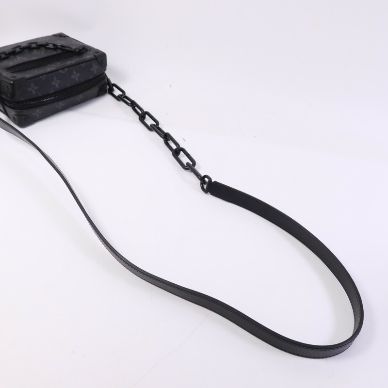 LOUIS VUITTON Monogram Eclipse Mini Soft Trunk肩背袋-8