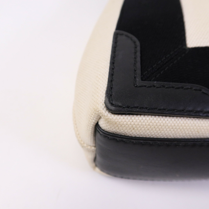 BALENCIAGA 帆布/牛皮皮革Tote Bag銀扣手挽肩背兩用袋-13