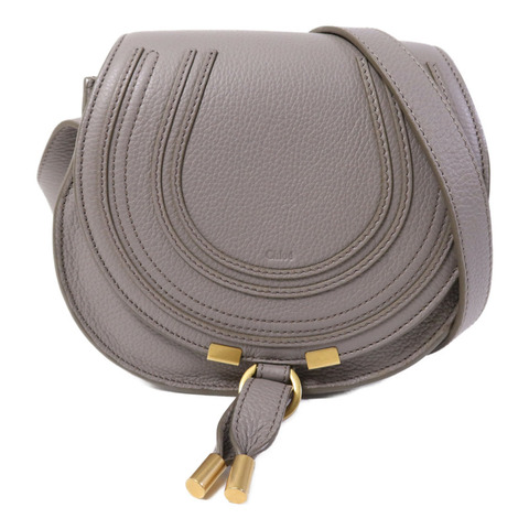 Chloe 牛皮皮革Marcie Small Saddle金扣肩背袋