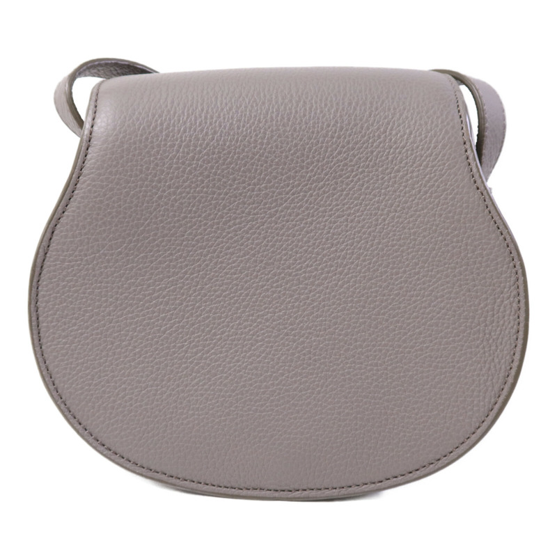 Chloe 牛皮皮革Marcie Small Saddle金扣肩背袋-1