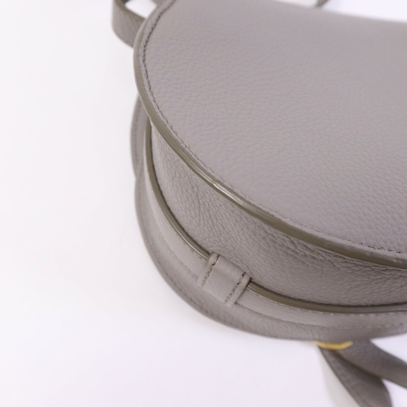 Chloe 牛皮皮革Marcie Small Saddle金扣肩背袋-13