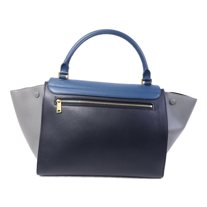 CELINE 牛皮皮革Trapeze金扣手挽肩背兩用袋-1