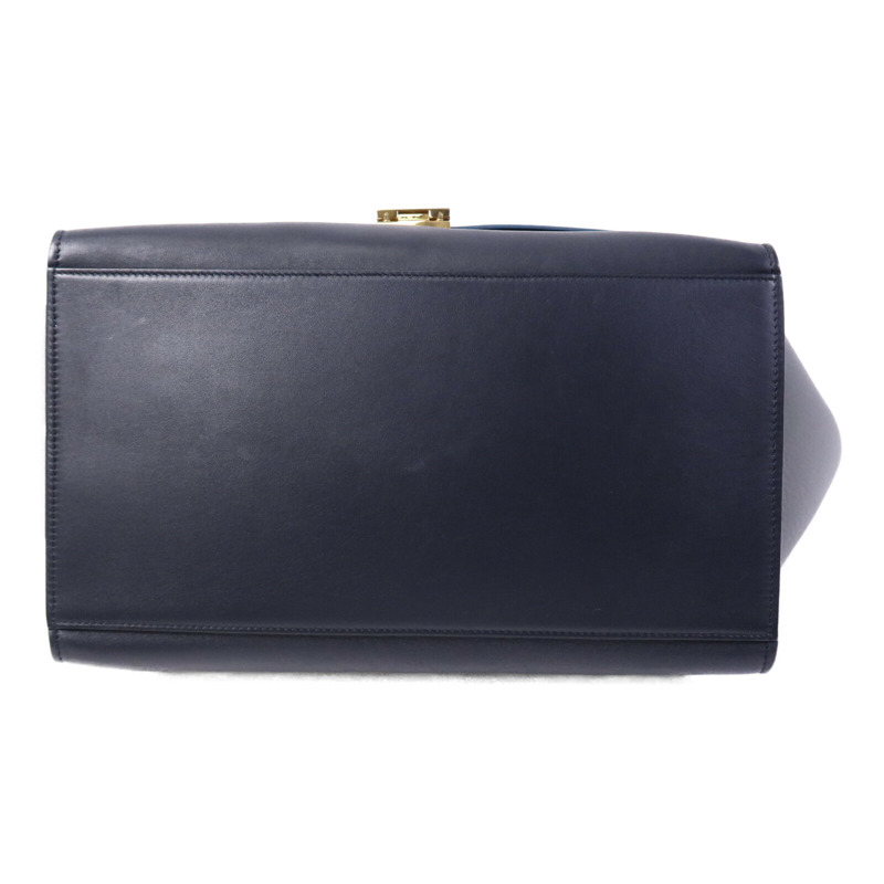 CELINE 牛皮皮革Trapeze金扣手挽肩背兩用袋-3