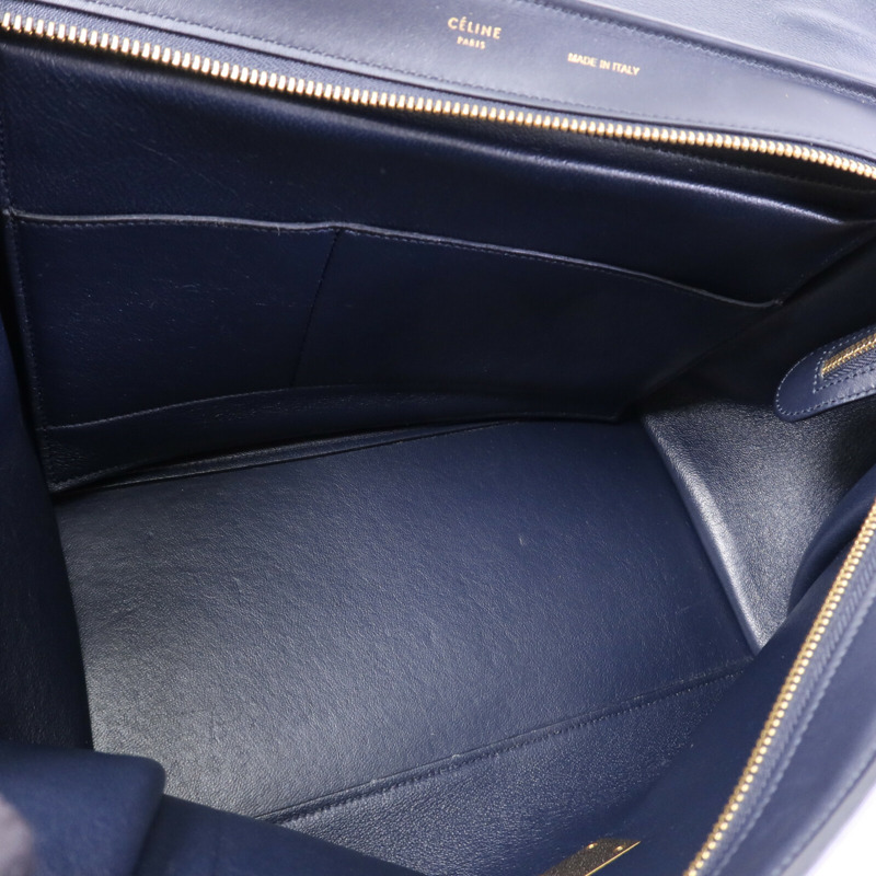 CELINE 牛皮皮革Trapeze金扣手挽肩背兩用袋-4