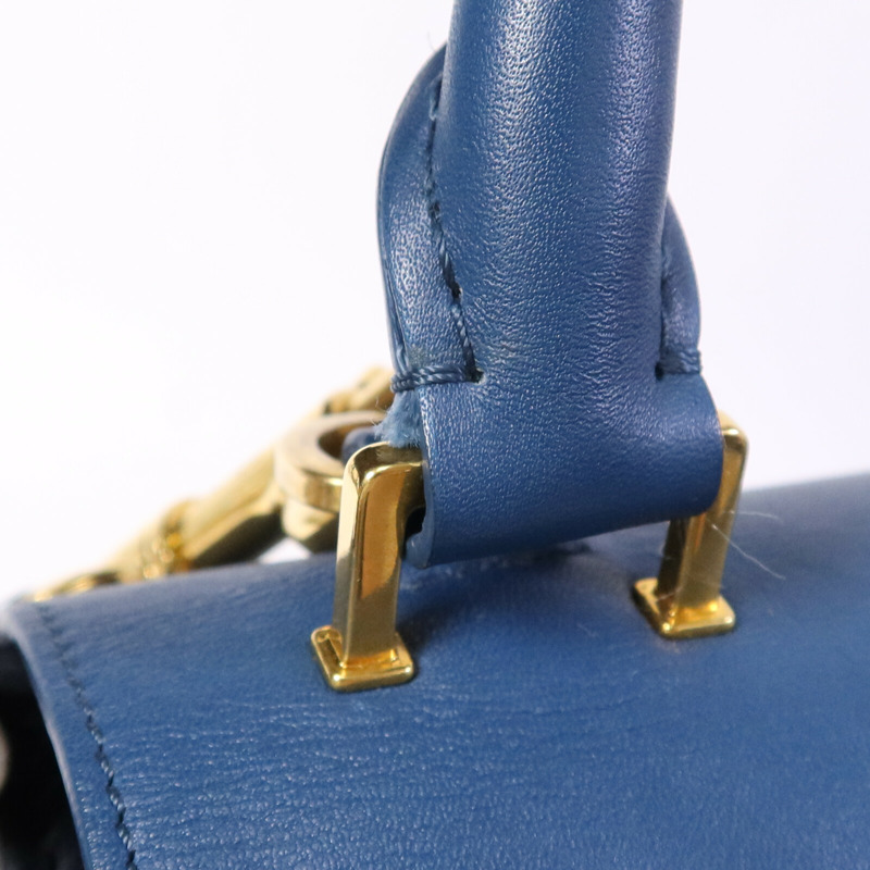 CELINE 牛皮皮革Trapeze金扣手挽肩背兩用袋-15