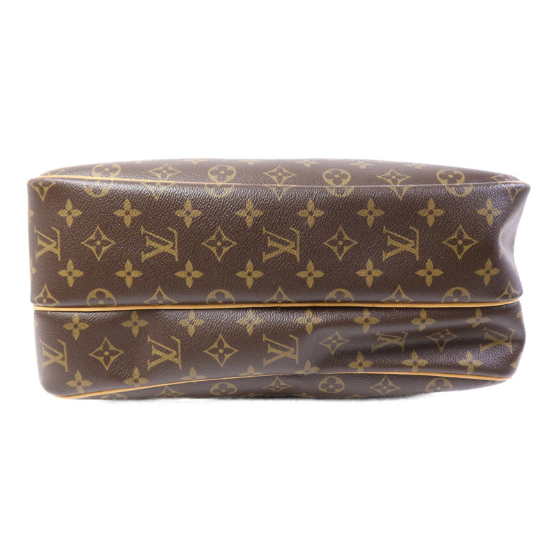 LOUIS VUITTON Monogram Reporter GM金扣肩背袋-3