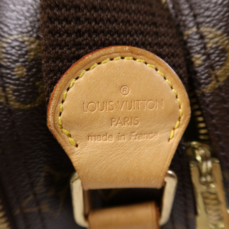 LOUIS VUITTON Monogram Reporter GM金扣肩背袋-6