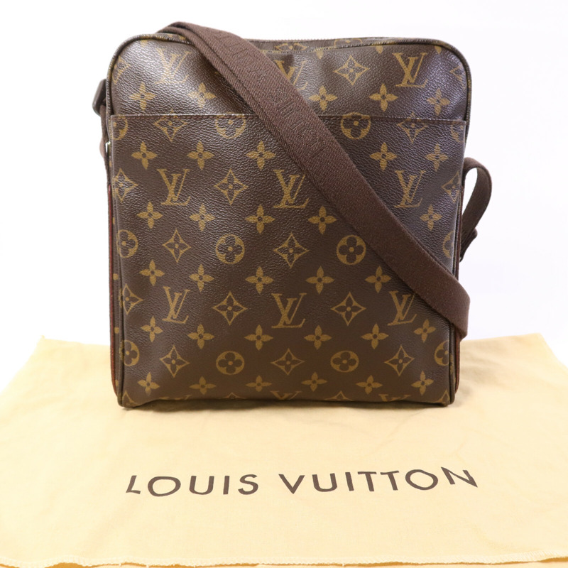 LOUIS VUITTON Monogram Trotteur Beaubourg金扣肩背袋-8