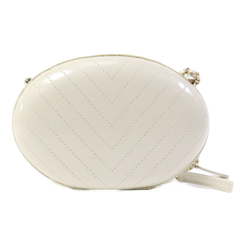 CHANEL 牛皮皮革La Pausa Evening Bag金扣鏈帶肩背袋-1