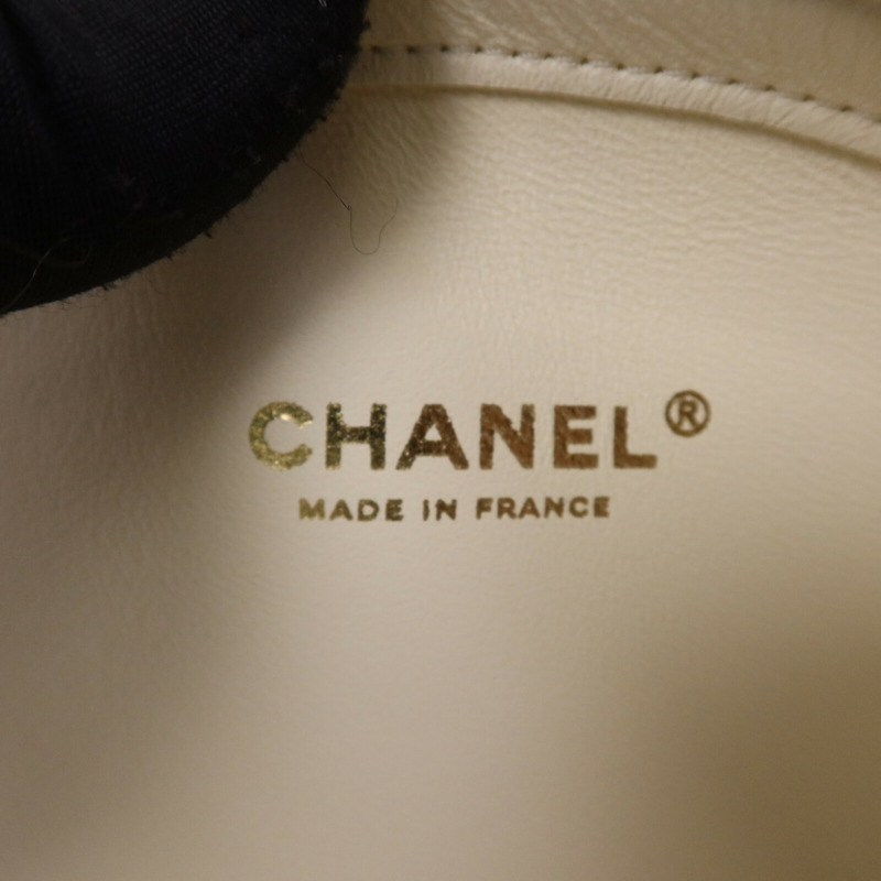 CHANEL 牛皮皮革La Pausa Evening Bag金扣鏈帶肩背袋-5