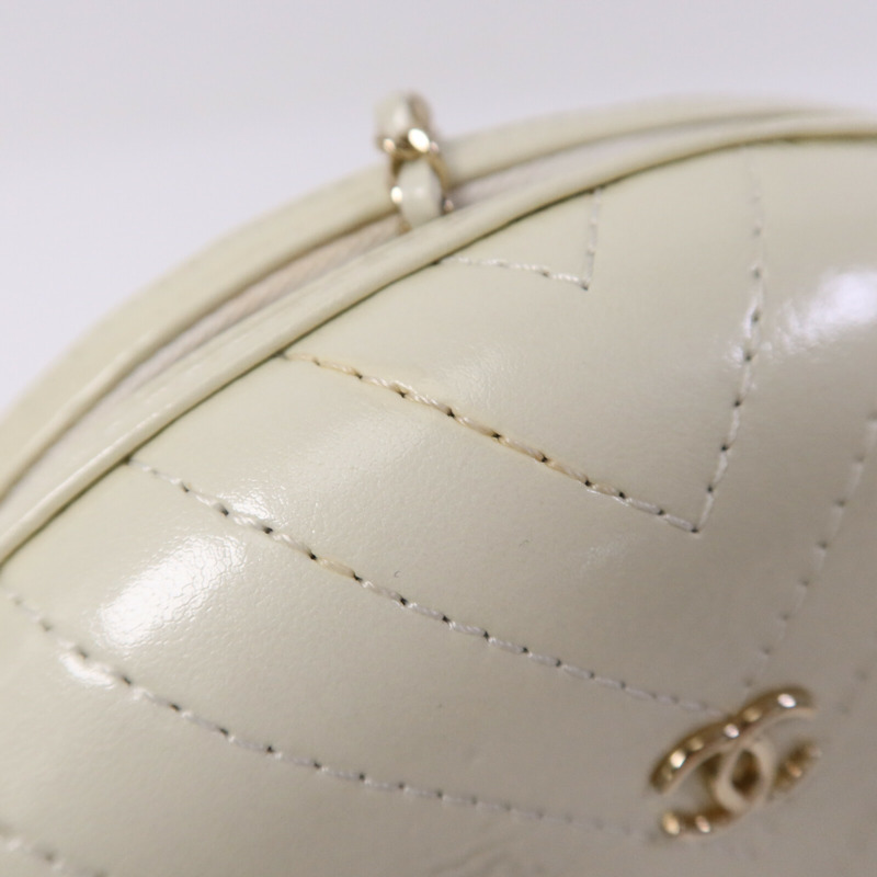 CHANEL 牛皮皮革La Pausa Evening Bag金扣鏈帶肩背袋-14