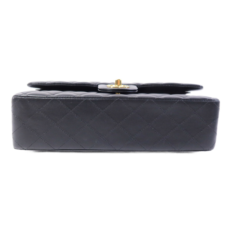 CHANEL 羊皮皮革Classic 25金扣鏈帶肩背袋-3