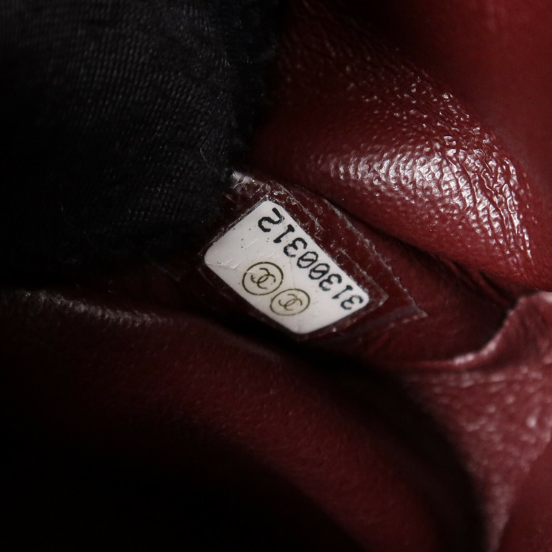 CHANEL 羊皮皮革Classic 25金扣鏈帶肩背袋-7