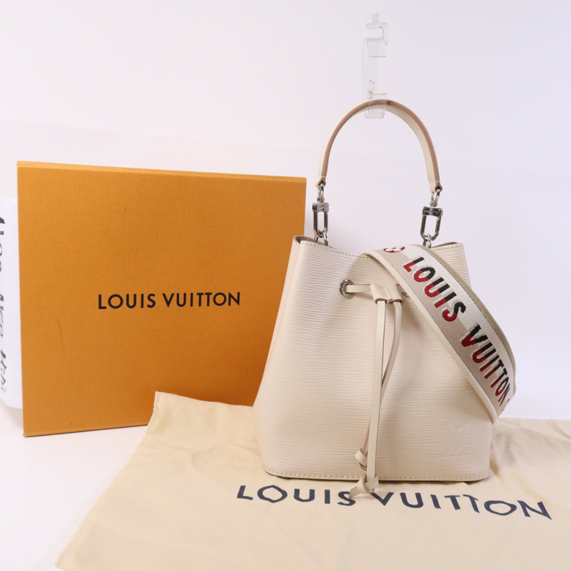 LOUIS VUITTON Epi Neo Noe銀扣手挽肩背兩用袋-8