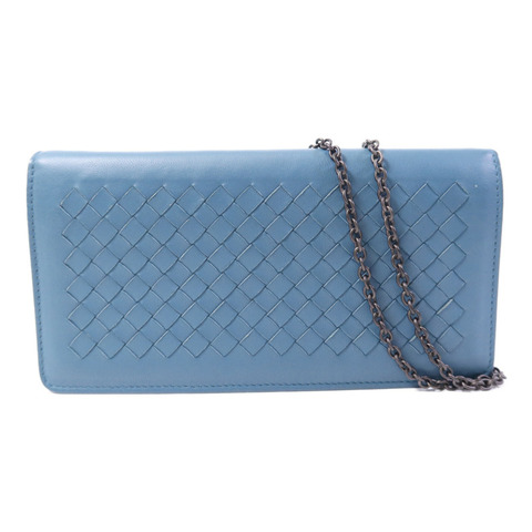 BOTTEGA VENETA 牛皮皮革WOC Shoulder bag鏈帶肩背袋