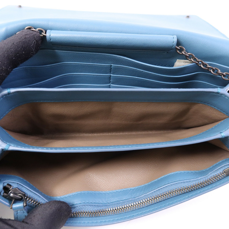 BOTTEGA VENETA 牛皮皮革WOC Shoulder bag鏈帶肩背袋-4