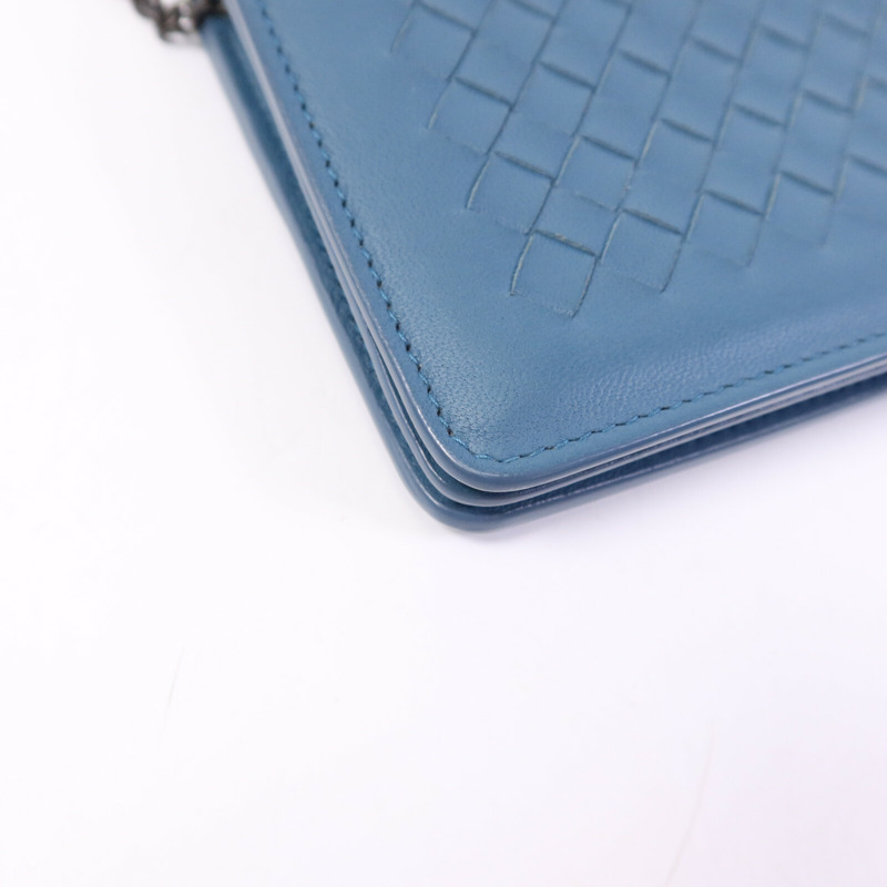 BOTTEGA VENETA 牛皮皮革WOC Shoulder bag鏈帶肩背袋-9