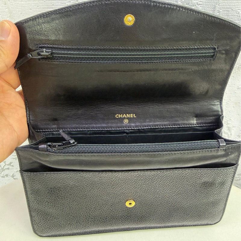 Chanel black colour wallet-4