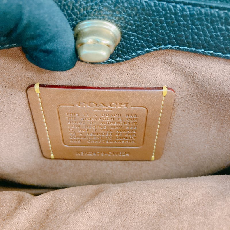 MS0651 Coach 蔻馳水桶兩用包包 Willow Calfskin Black-13