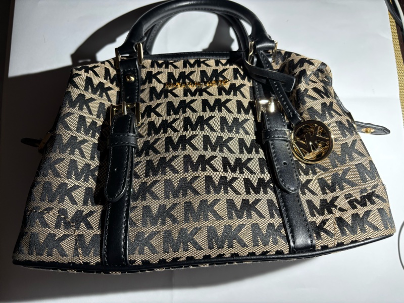 MK logo 帆布 包-0