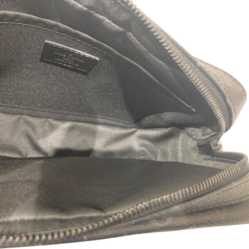 LOUIS VUITTON 路易威登 M45585 MONOGRAM ECLIPSE STEAMER MESSENGER 側背包 PVC帆布 老花 黑色-13