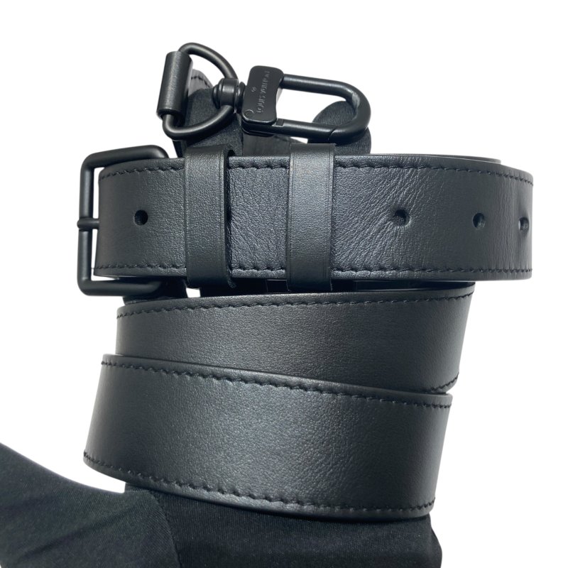 LOUIS VUITTON 路易威登 M45585 MONOGRAM ECLIPSE STEAMER MESSENGER 側背包 PVC帆布 老花 黑色-21