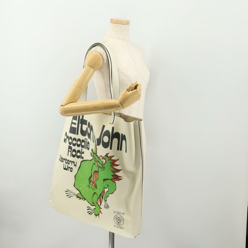 【日本直送】GUCCI Elton John 聯名系列手袋 白色皮革 512982 正品 YKZ744A-25