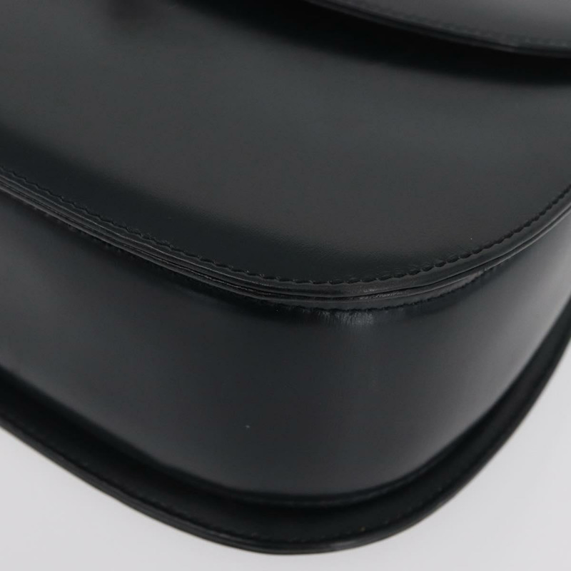 【日本直送】GUCCI 竹節手提包 皮革 黑色 金色 000 1781 0633 正品 BAZ077A-15