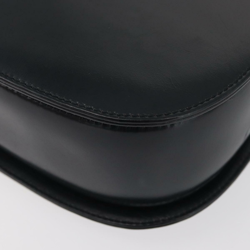 【日本直送】GUCCI 竹節手提包 皮革 黑色 金色 000 1781 0633 正品 BAZ077A-17