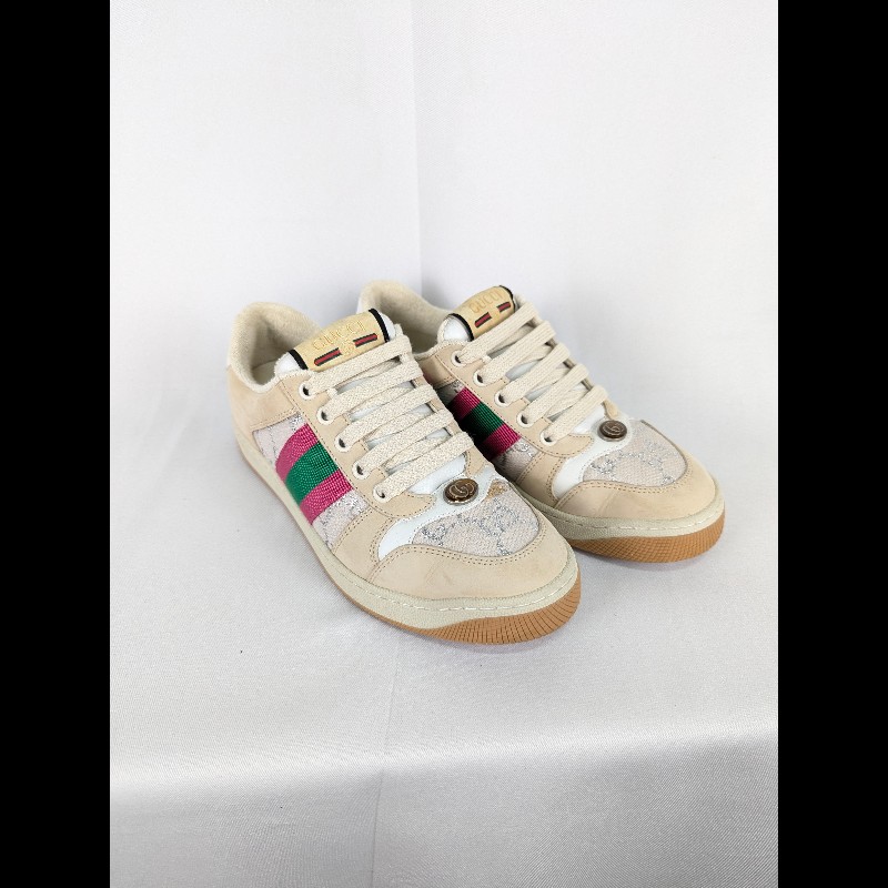 莉亞精品♡Gucci Screener髒髒鞋 尺碼35 二手美品-0