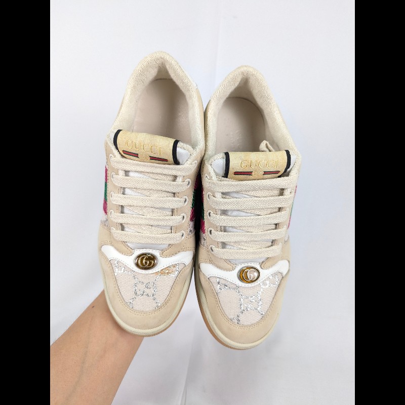 莉亞精品♡Gucci Screener髒髒鞋 尺碼35 二手美品-3