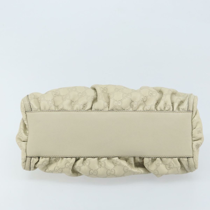 【日本直送】GUCCI GG帆布 Guccissima Abbey 手提包 皮革 象牙色 金色 190525 正品 BAZ023A-4