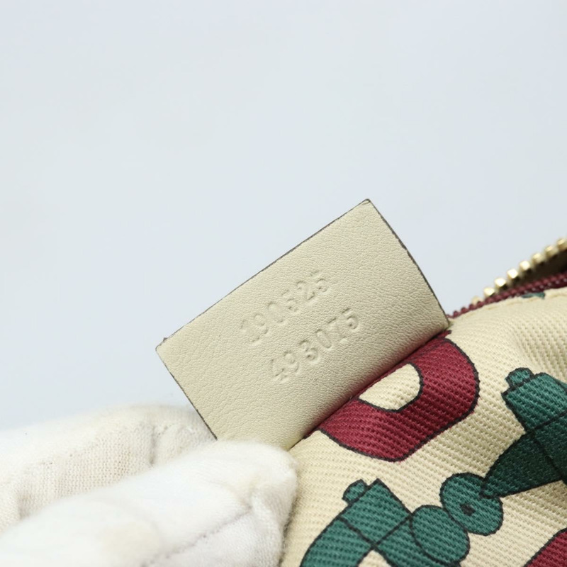 【日本直送】GUCCI GG帆布 Guccissima Abbey 手提包 皮革 象牙色 金色 190525 正品 BAZ023A-10