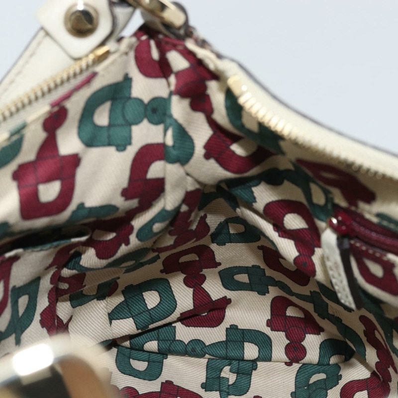 【日本直送】GUCCI GG帆布 Guccissima Abbey 手提包 皮革 象牙色 金色 190525 正品 BAZ023A-20