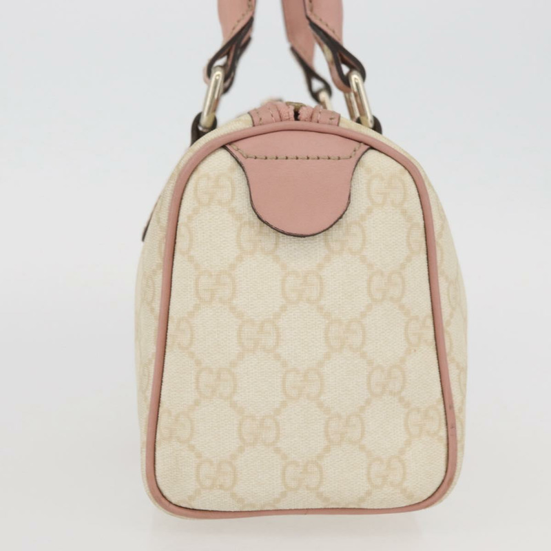 【日本直送】GUCCI GG Supreme Sherry Line 手提包 PVC 象牙金 190257 正品 BAZ055A-2