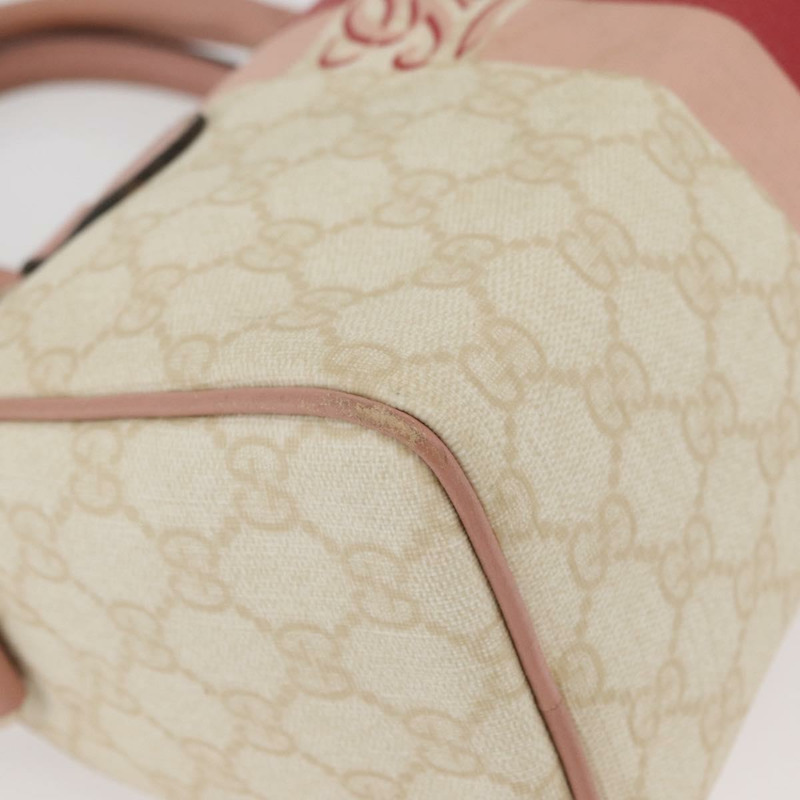 【日本直送】GUCCI GG Supreme Sherry Line 手提包 PVC 象牙金 190257 正品 BAZ055A-8