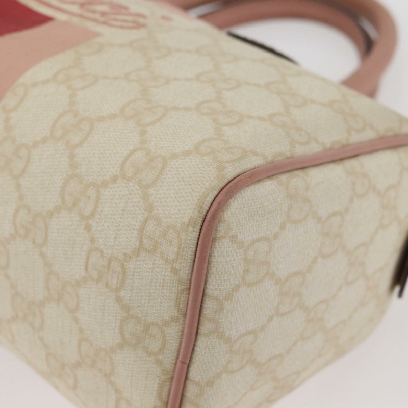 【日本直送】GUCCI GG Supreme Sherry Line 手提包 PVC 象牙金 190257 正品 BAZ055A-13