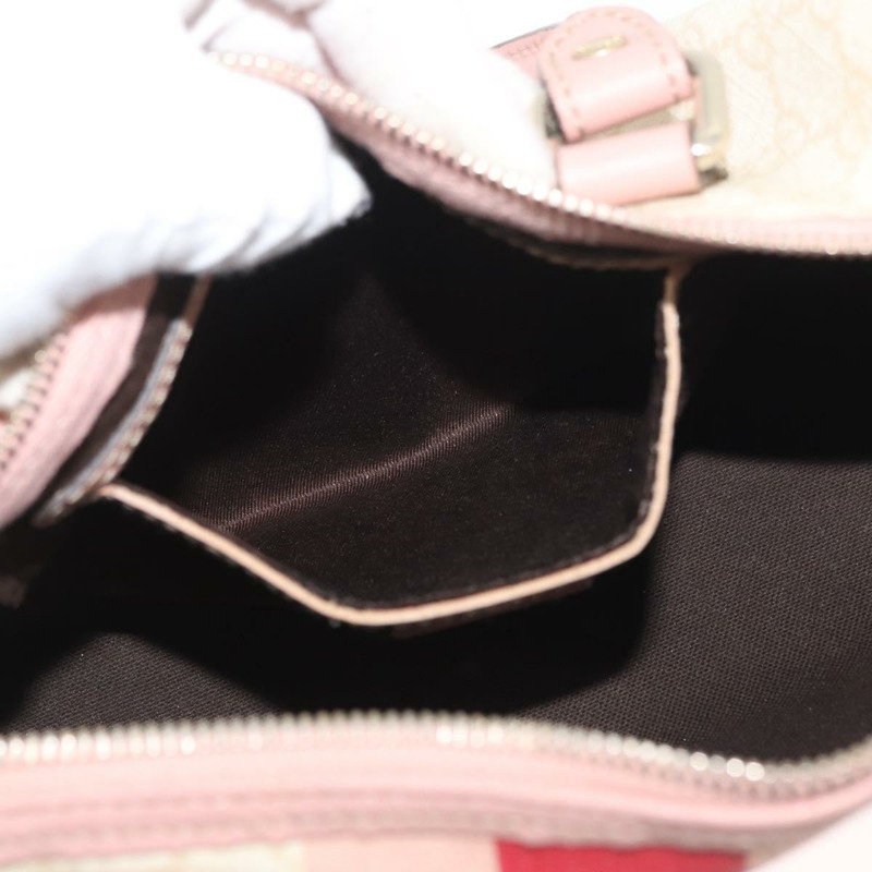 【日本直送】GUCCI GG Supreme Sherry Line 手提包 PVC 象牙金 190257 正品 BAZ055A-20