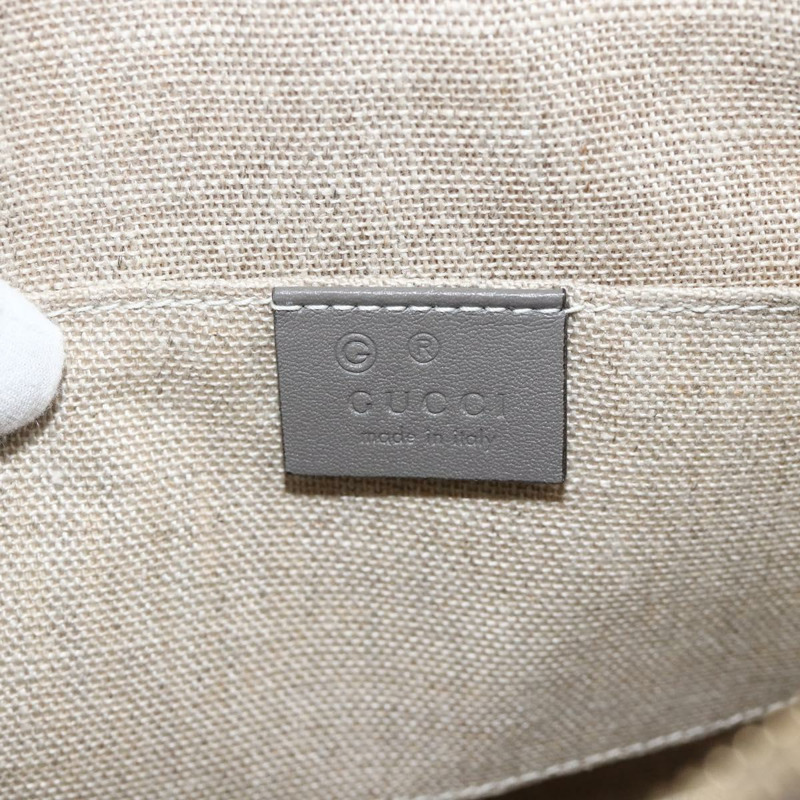 【日本直送】GUCCI Micro GG 帆布 Guccissima 手袋 皮革 暢貨中心 灰色 449654 正品 174361A-19