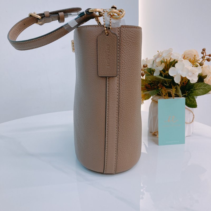 MS0652 Coach 蔻馳小號水桶兩用包包 Willow 19 Calfskin Brown-2