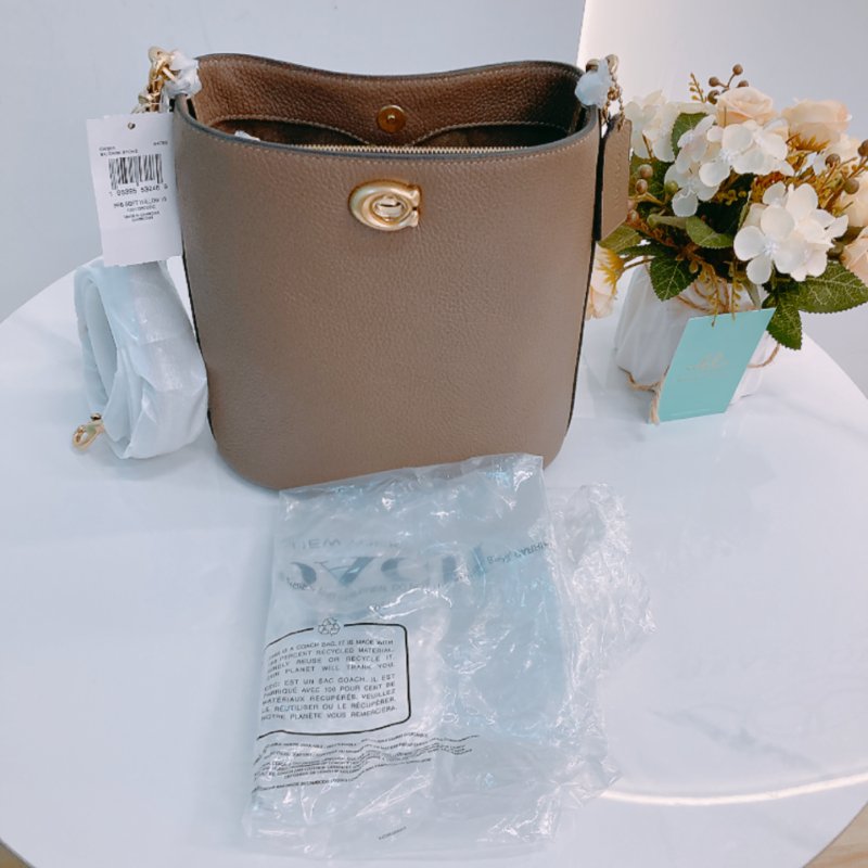 MS0652 Coach 蔻馳小號水桶兩用包包 Willow 19 Calfskin Brown-14