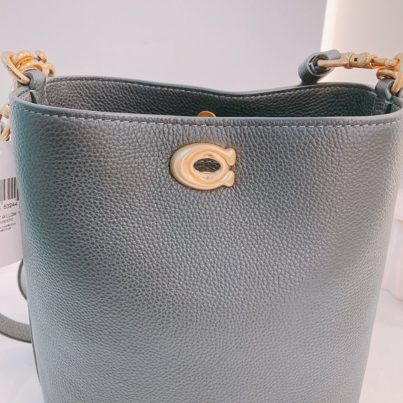 MS0653 Coach 蔻馳小號水桶兩用包包 Willow 19 Calfskin Black-13
