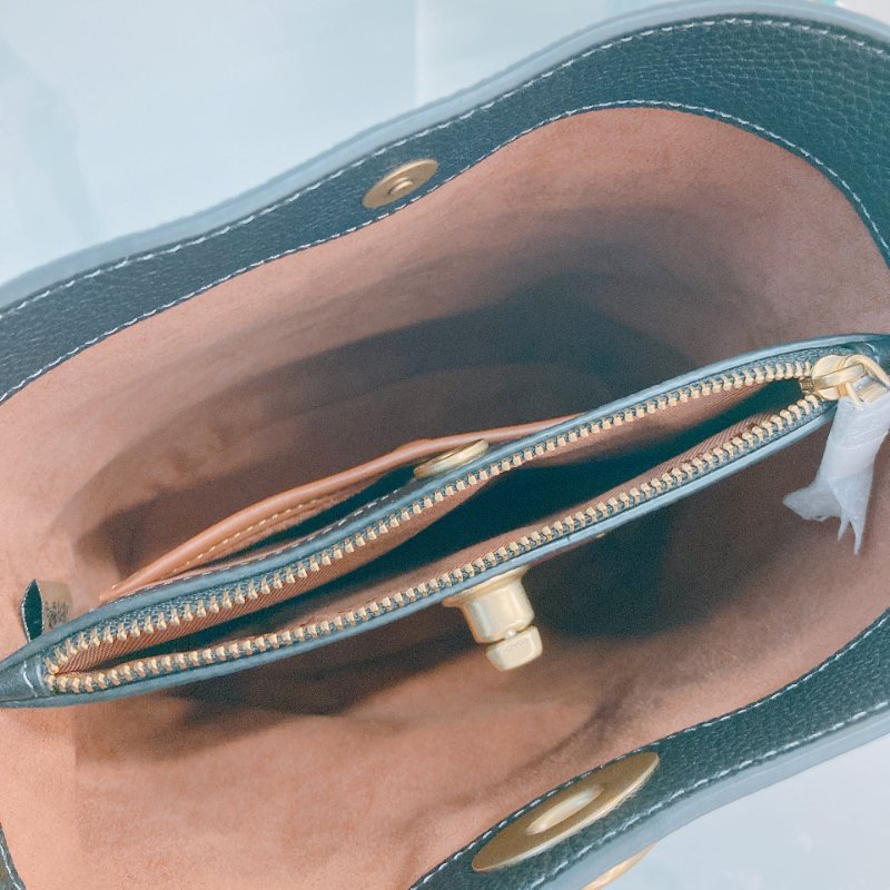 MS0653 Coach 蔻馳小號水桶兩用包包 Willow 19 Calfskin Black-15