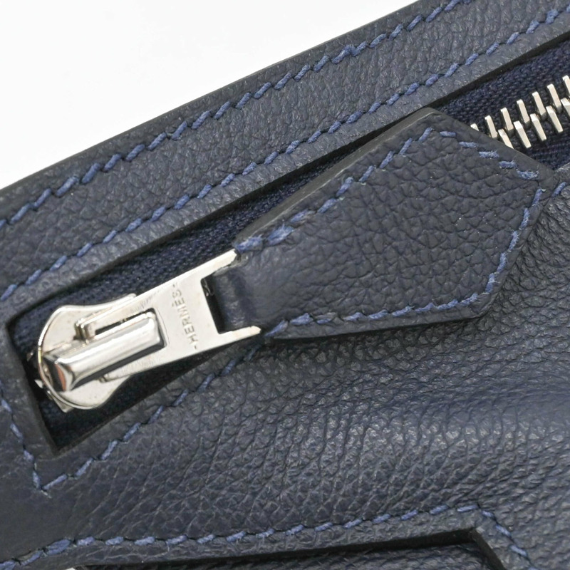 愛馬仕 Ultra Pla 24 Cross Evercolor 斜背包,海軍藍,Z 字印記-10