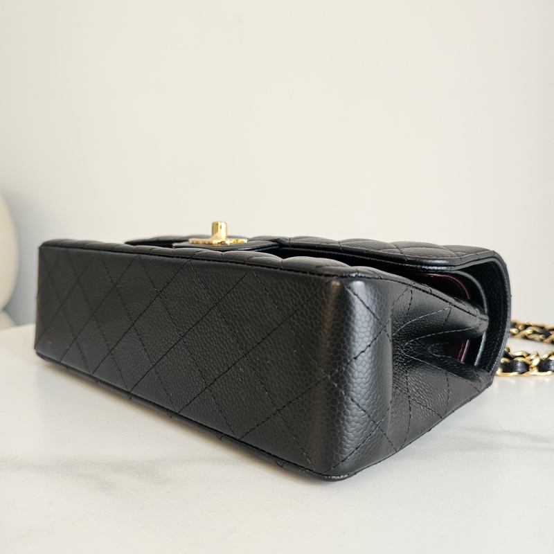 Chanel cf23 荔枝黑金 98新 晶片-4