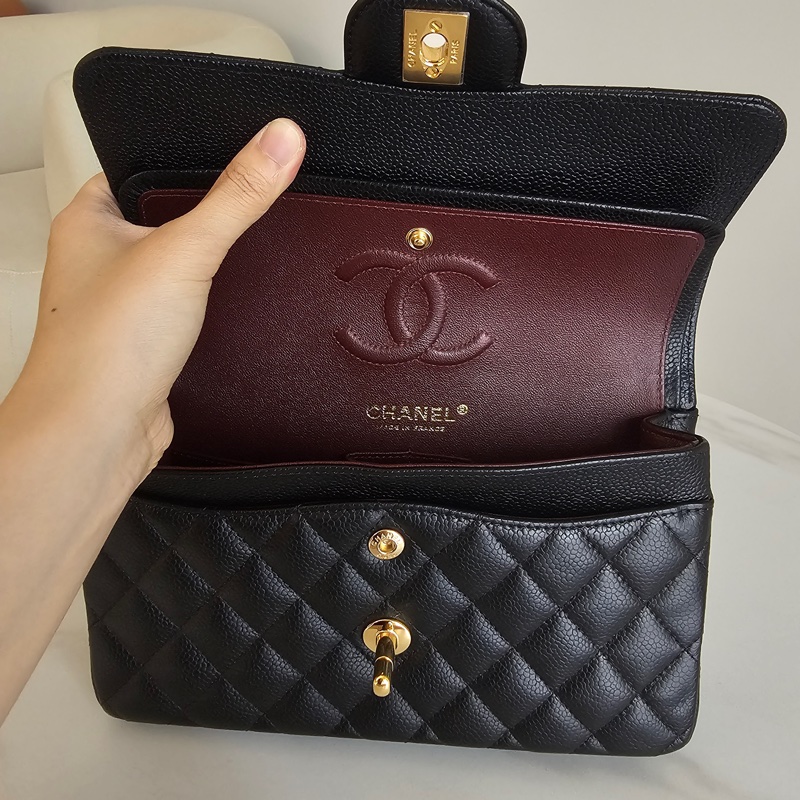 Chanel cf23 荔枝黑金 98新 晶片-8