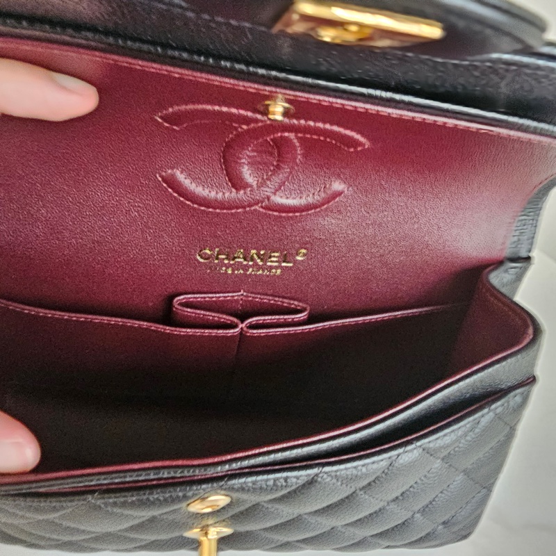 Chanel cf23 荔枝黑金 98新 晶片-9