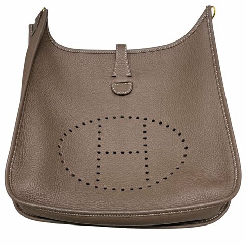 HERMES  EVELYNE III 29  大象灰 牛皮 金扣
