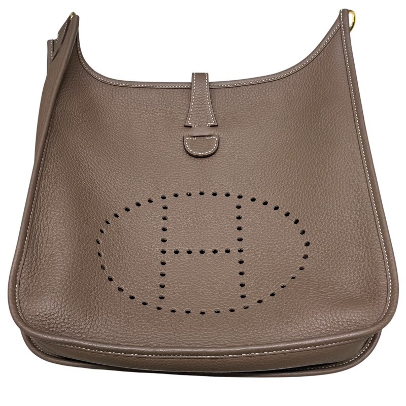 HERMES EVELYNE III 29 大象灰 牛皮 金扣-0